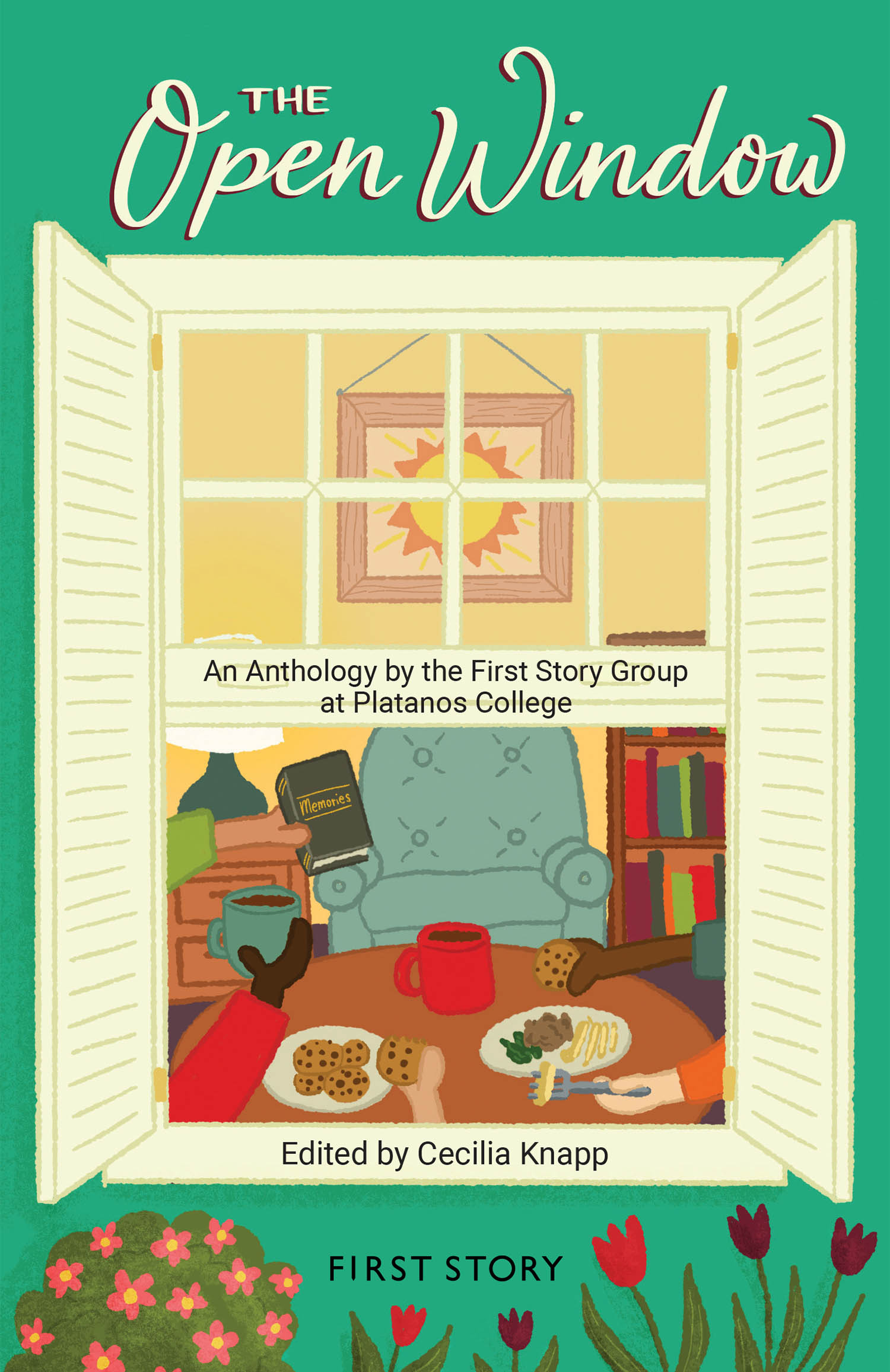 Cover of First Story Anthology for Platanos College, titled The Open Window